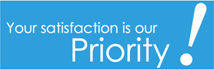 Your satisfaction is our Priority!